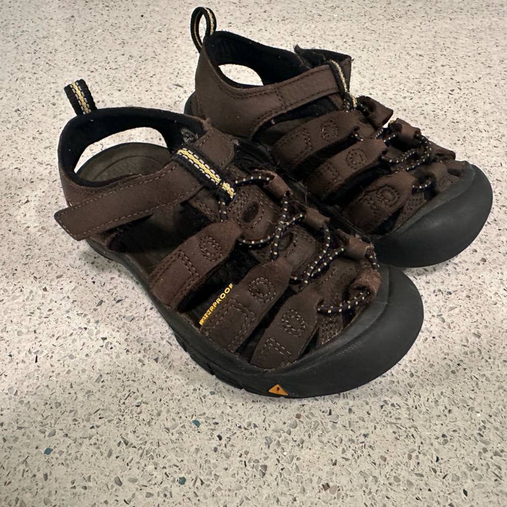 Keen Kids Brown Leather Outdoor Sandals 12